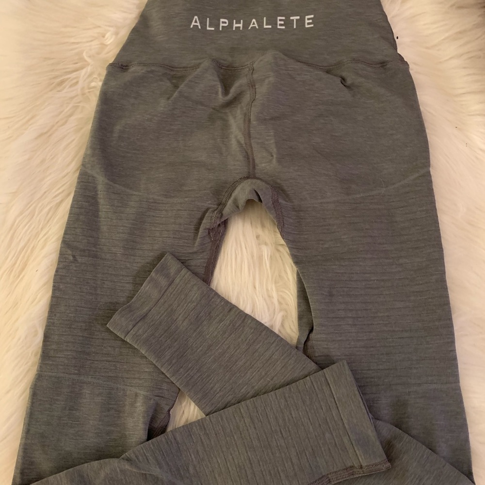Grey Alphalete leggings